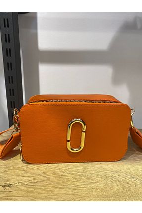 کیف دوشی نارنجی زنانه چرم مصنوعی senora merve bags - کد 867353009