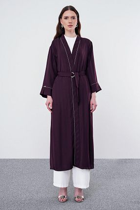کلاه و ابایا بنفش زنانه پلی استر Zühre - کد 849081540