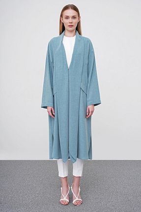 کلاه و ابایا فیروزه ای زنانه بافتنی Zühre - کد 849081134