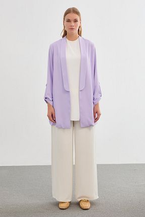 کت بنفش زنانه رگولار Zühre - کد 822360425