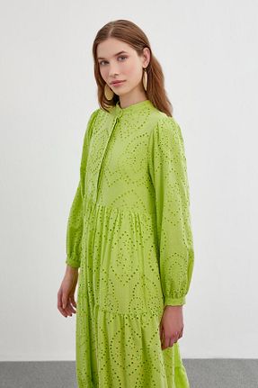 لباس حجاب سبز زنانه رگولار Zühre - کد 813468998