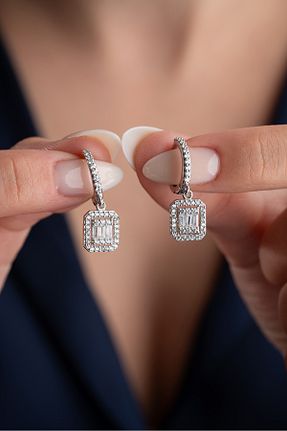 گوشواره نقره زنانه 925 عیار Silvano Jewelry - کد 867111235