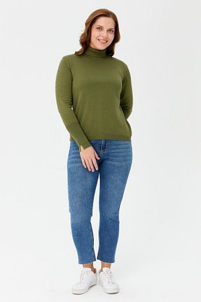 پلیور خاکی زنانه ساده accort - کد 867121402