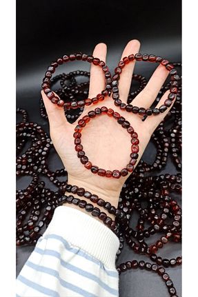 دستبند جواهر قهوه ای زنانه سنگ NCBA - کد 867345501