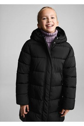 کاپشن مشکی بچه گانه رگولار MANGO Kids - کد 863215106