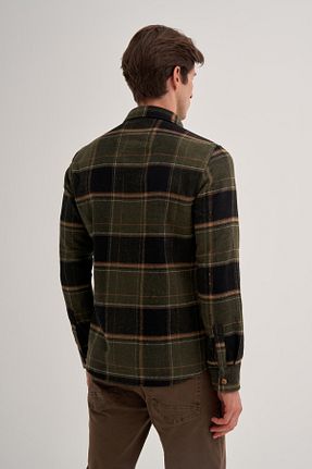 پیراهن سبز مردانه رگولار Cazador - کد 867125948