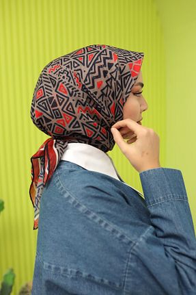 روسری قهوه ای پلی استر Silk Home - کد 867138434