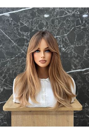 کلاه گیس قهوه ای زنانه Fenomen Peruk - کد 867141005