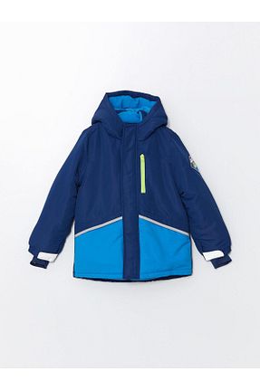 کاپشن آبی بچه گانه رگولار LC Waikiki - کد 867367838