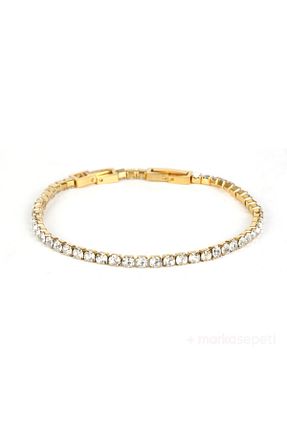 دستبند استیل (فولاد) طلائی استیل (فولاد) Markasepeti - کد 867164359