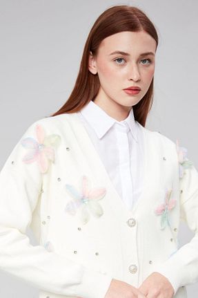 ست بالاتنه و پائین تنه سفید زنانه تریکو ZTO - کد 867181412