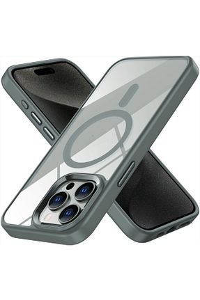 کاور و قاب طوسی iPhone 15 Pro Fibaks - کد 767885362