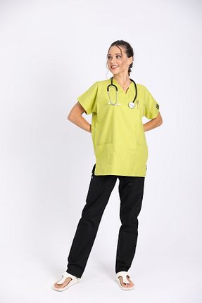 لباس کار سبز Raven Uniform - کد 867584619