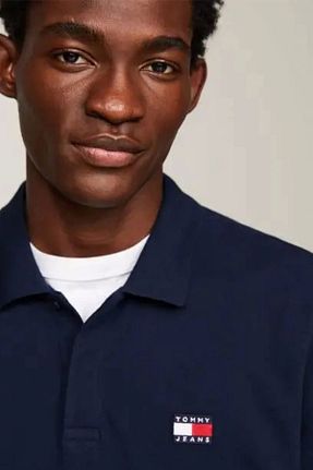 پولوشرت آبی مردانه %100 پنبه Tommy Hilfiger - کد 810443357
