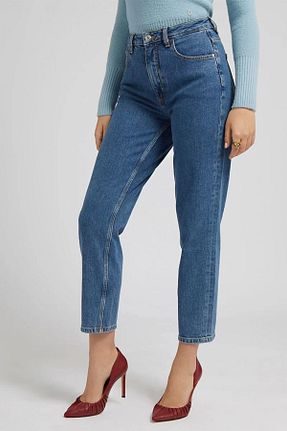 شلوار جین آبی زنانه پاچه ساده Guess - کد 349237176