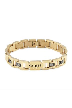 دستبند استیل (فولاد) طلائی مردانه استیل (فولاد) Guess - کد 307466604