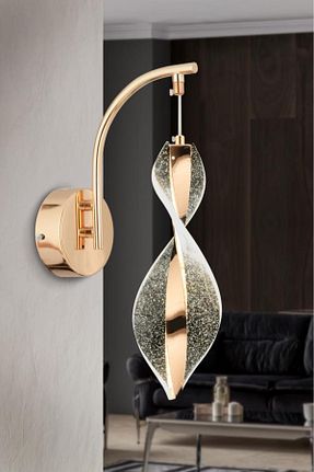 چراغ دیواری طلائی فلزی İstanbul Avize - کد 867255211