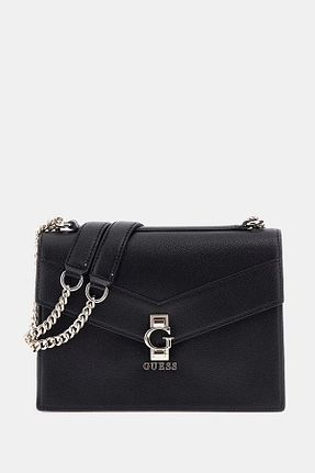 کیف دوشی مشکی زنانه Guess - کد 847465000