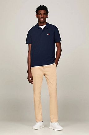 پولوشرت آبی مردانه %100 پنبه Tommy Hilfiger - کد 810443357
