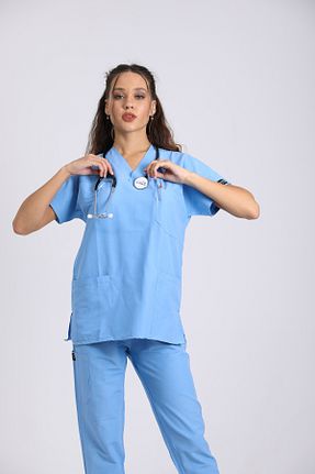 لباس کار آبی Raven Uniform - کد 867586608
