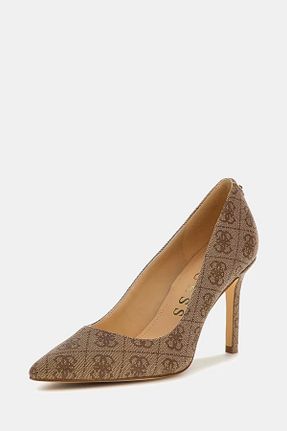 کفش پاشنه بلند کلاسیک زرد زنانه پارچه Guess - کد 847299300