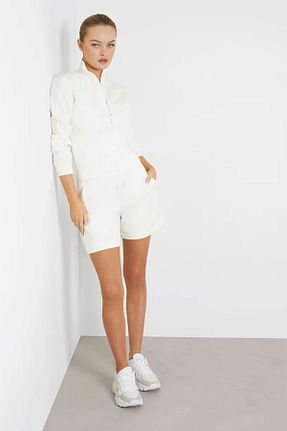 شلوارک و برمودا سفید زنانه رگولار Guess - کد 827564349