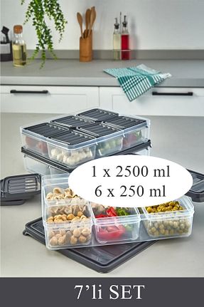 ظرف نگهداری طوسی پلاستیک KRM HOME - کد 850870754