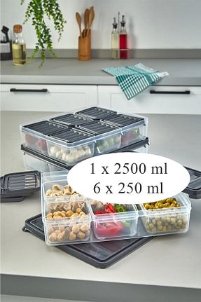 ظرف نگهداری طوسی پلاستیک KRM HOME - کد 850870754