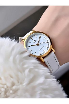 ساعت مچی طلائی زنانه 26-30 میلی متر Q&Q - کد 867300971