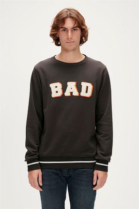 سوئیشرت سرمه ای مردانه چاپی Bad Bear - کد 768905943