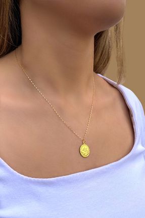 گردنبند طلا طلائی زنانه 14 عیار Altınaşkı - کد 867305058