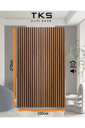 محصول دکوراسیون دیوار قرمز چوب TKS Kapı - کد 867950611