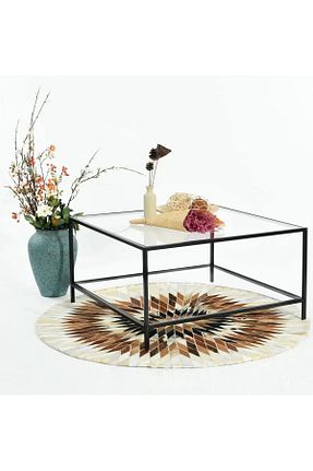 میز جلو مبلی مشکی فلزی tino furniture - کد 213053755