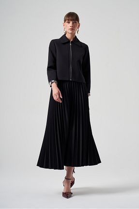 کت مشکی زنانه پنبه ای Nuss - کد 867351205