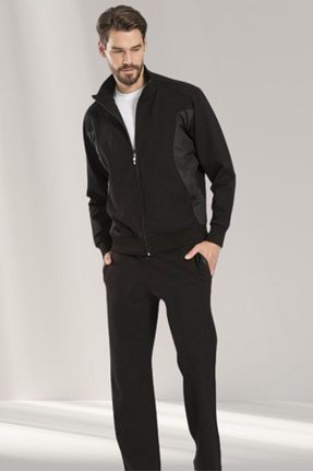 ست گرمکن قهوه ای مردانه پنبه ای Pierre Cardin - کد 867349112