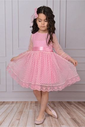 لباس صورتی بچه گانه بافتنی Şenkız - کد 867761468