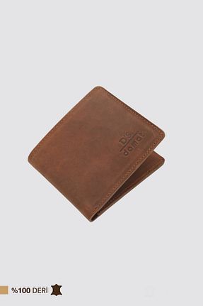 کیف پول قهوه ای مردانه ابعاد کوچک D
