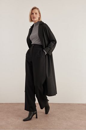 کلاه و ابایا طوسی زنانه بافتنی Aker - کد 867345286