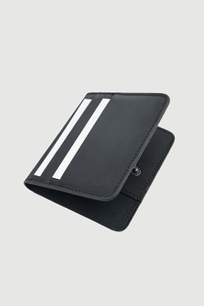 کیف پول مشکی مردانه ابعاد کوچک D