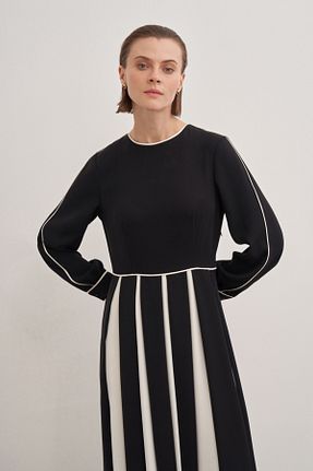 لباس حجاب مشکی زنانه رگولار Aker - کد 867345391
