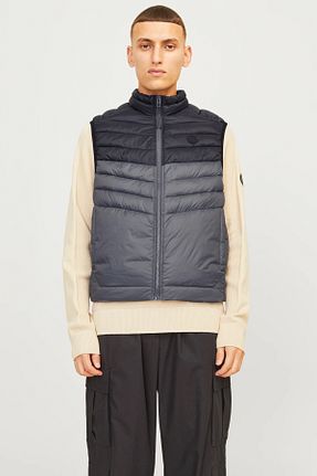کاپشن طوسی مردانه رگولار Jack & Jones - کد 867353013