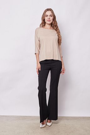 بلوز بژ زنانه ساده Jument - کد 846980381