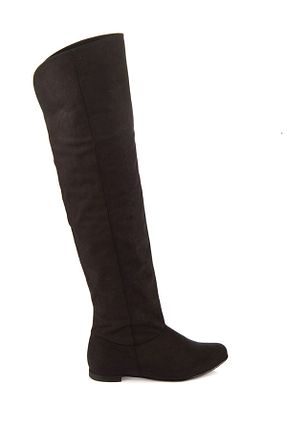 چکمه مشکی زنانه جیر Fox Shoes - کد 55747