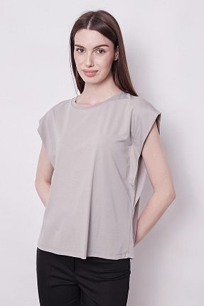 بلوز طوسی زنانه ساده Jument - کد 835910665
