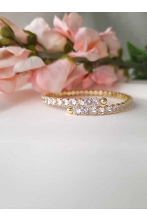 دستبند استیل (فولاد) طلائی زنانه استیل ضد زنگ Tasarım - کد 867402886