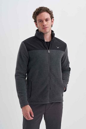 رویه طوسی مردانه بافتنی Cazador - کد 850421074