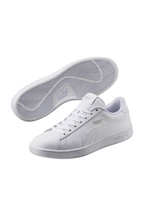 کفش پیاده روی سفید زنانه چرم مصنوعی Puma - کد 2297680
