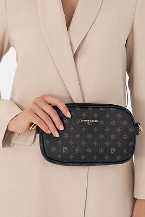 کیف دوشی مشکی زنانه چرم مصنوعی Pierre Cardin - کد 863586396