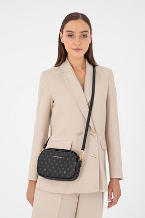 کیف دوشی مشکی زنانه چرم مصنوعی Pierre Cardin - کد 863586396