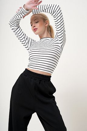 بلوز سفید زنانه رگولار VAGGON - کد 863794840